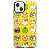 Mythical Cats Kawaii Pattern Impact Phone Case for iPhone 13 & 13 Mini