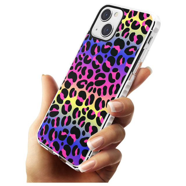 Rainbow Gradient Leopard Print