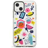 GRL PWR Phone Case iPhone 13 Mini / Impact Case Blanc Space