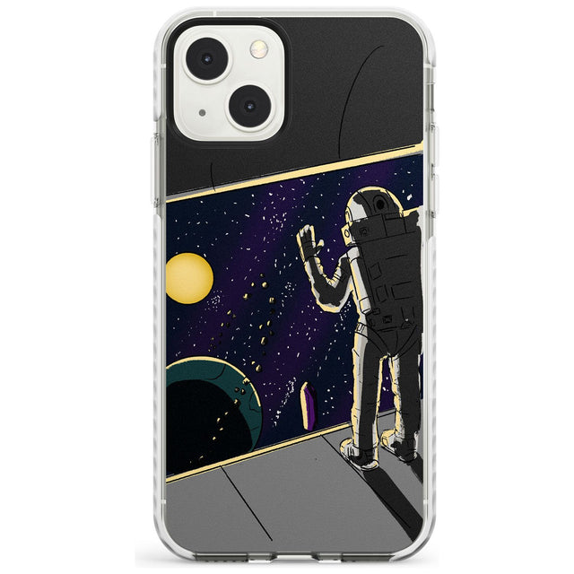 Home Phone Case iPhone 13 Mini / Impact Case Blanc Space