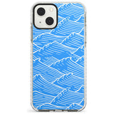 Waves Pattern Impact Phone Case for iPhone 13 & 13 Mini