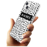 Personalised Black Bar & Dots Custom Phone Case iPhone 15 Pro Max / Black Impact Case,iPhone 15 Plus / Black Impact Case,iPhone 15 Pro / Black Impact Case,iPhone 15 / Black Impact Case,iPhone 15 Pro Max / Impact Case,iPhone 15 Plus / Impact Case,iPhone 15 Pro / Impact Case,iPhone 15 / Impact Case,iPhone 15 Pro Max / Magsafe Black Impact Case,iPhone 15 Plus / Magsafe Black Impact Case,iPhone 15 Pro / Magsafe Black Impact Case,iPhone 15 / Magsafe Black Impact Case,iPhone 14 Pro Max / Black Impact Case,iPhone 