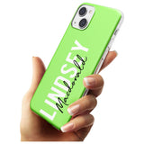 Personalised Bold Name: Lime Custom Phone Case iPhone 15 Pro Max / Black Impact Case,iPhone 15 Plus / Black Impact Case,iPhone 15 Pro / Black Impact Case,iPhone 15 / Black Impact Case,iPhone 15 Pro Max / Impact Case,iPhone 15 Plus / Impact Case,iPhone 15 Pro / Impact Case,iPhone 15 / Impact Case,iPhone 15 Pro Max / Magsafe Black Impact Case,iPhone 15 Plus / Magsafe Black Impact Case,iPhone 15 Pro / Magsafe Black Impact Case,iPhone 15 / Magsafe Black Impact Case,iPhone 14 Pro Max / Black Impact Case,iPhone 1