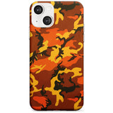 Orange Camo Slim Phone Case for iPhone 13 & 13 Mini