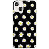 White Daisy Pattern (Black)