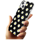 White Daisy Pattern (Black)