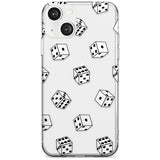 Clear Dice Pattern Slim Phone Case for iPhone 13 & 13 Mini