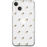 Pug Dog Pattern Clear