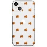 Pomeranian Dog Pattern Clear