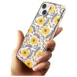 Yellow Blossoms Transparent Floral