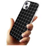 Simplistic Large Grid Pattern Black