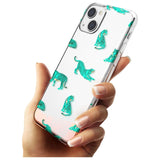 Turquoise Tiger Jungle Cat Pattern