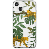 Two Jaguars & Foliage Jungle Cat Pattern