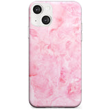 Bright Pink Onyx Marble Texture Phone Case iPhone 13 / Clear Case,iPhone 13 Mini / Clear Case,iPhone 14 / Clear Case,iPhone 14 Plus / Clear Case Blanc Space