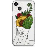 Let The Mind Flourish Phone Case iPhone 13 / Clear Case,iPhone 13 Mini / Clear Case,iPhone 14 / Clear Case,iPhone 14 Plus / Clear Case Blanc Space