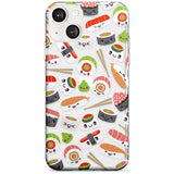 Kawaii Sushi Mix Phone Case iPhone 13 / Clear Case,iPhone 13 Mini / Clear Case,iPhone 14 / Clear Case,iPhone 14 Plus / Clear Case Blanc Space