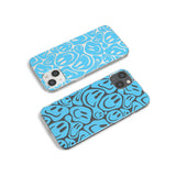 Blue Acid FacesPhone Case for iPhone 13 Mini