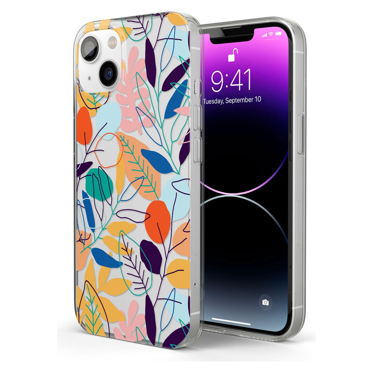 Abstract LeavesPhone Case for iPhone 13 Mini