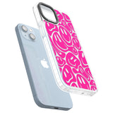 Blue Acid FacesPhone Case for iPhone 14