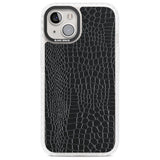 Black Snakeskin Phone Case iPhone 13 / Impact Case,iPhone 14 / Impact Case,iPhone 15 / Impact Case,iPhone 15 Plus / Impact Case Blanc Space