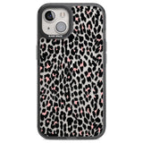 Light Pink Leopard Print - Transparent Phone Case iPhone 12 / Black Impact Case,iPhone 13 / Black Impact Case,iPhone 12 Pro / Black Impact Case,iPhone 14 / Black Impact Case,iPhone 15 Plus / Black Impact Case,iPhone 15 / Black Impact Case Blanc Space