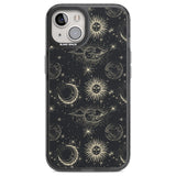 Large Suns, Moons & Clouds Astrological Phone Case iPhone 12 / Black Impact Case,iPhone 13 / Black Impact Case,iPhone 12 Pro / Black Impact Case,iPhone 14 / Black Impact Case,iPhone 15 Plus / Black Impact Case,iPhone 15 / Black Impact Case Blanc Space