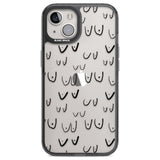 Free the boob (Black) Phone Case iPhone 12 / Black Impact Case,iPhone 13 / Black Impact Case,iPhone 12 Pro / Black Impact Case,iPhone 14 / Black Impact Case,iPhone 15 Plus / Black Impact Case,iPhone 15 / Black Impact Case Blanc Space