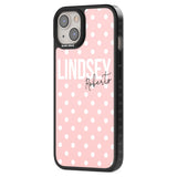 Personalised Pink Polka Custom Phone Case iPhone 15 Pro Max / Black Impact Case,iPhone 15 Plus / Black Impact Case,iPhone 15 Pro / Black Impact Case,iPhone 15 / Black Impact Case,iPhone 15 Pro Max / Impact Case,iPhone 15 Plus / Impact Case,iPhone 15 Pro / Impact Case,iPhone 15 / Impact Case,iPhone 15 Pro Max / Magsafe Black Impact Case,iPhone 15 Plus / Magsafe Black Impact Case,iPhone 15 Pro / Magsafe Black Impact Case,iPhone 15 / Magsafe Black Impact Case,iPhone 14 Pro Max / Black Impact Case,iPhone 14 Plu