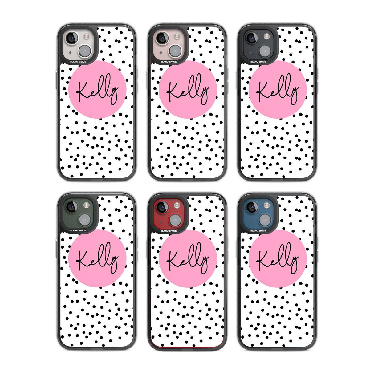 Personalised Pink Circle & Dots Custom Phone Case iPhone 15 Pro Max / Black Impact Case,iPhone 15 Plus / Black Impact Case,iPhone 15 Pro / Black Impact Case,iPhone 15 / Black Impact Case,iPhone 15 Pro Max / Impact Case,iPhone 15 Plus / Impact Case,iPhone 15 Pro / Impact Case,iPhone 15 / Impact Case,iPhone 15 Pro Max / Magsafe Black Impact Case,iPhone 15 Plus / Magsafe Black Impact Case,iPhone 15 Pro / Magsafe Black Impact Case,iPhone 15 / Magsafe Black Impact Case,iPhone 14 Pro Max / Black Impact Case,iPhon