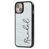 Personalised Vertical Cursive & Dots Custom Phone Case iPhone 15 Pro Max / Black Impact Case,iPhone 15 Plus / Black Impact Case,iPhone 15 Pro / Black Impact Case,iPhone 15 / Black Impact Case,iPhone 15 Pro Max / Impact Case,iPhone 15 Plus / Impact Case,iPhone 15 Pro / Impact Case,iPhone 15 / Impact Case,iPhone 15 Pro Max / Magsafe Black Impact Case,iPhone 15 Plus / Magsafe Black Impact Case,iPhone 15 Pro / Magsafe Black Impact Case,iPhone 15 / Magsafe Black Impact Case,iPhone 14 Pro Max / Black Impact Case,