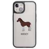 Personalised Brown Horse Custom Phone Case iPhone 13 / Black Impact Case,iPhone 12 Pro / Black Impact Case,iPhone 12 / Black Impact Case,iPhone 14 / Black Impact Case,iPhone 15 Plus / Black Impact Case,iPhone 15 / Black Impact Case Blanc Space