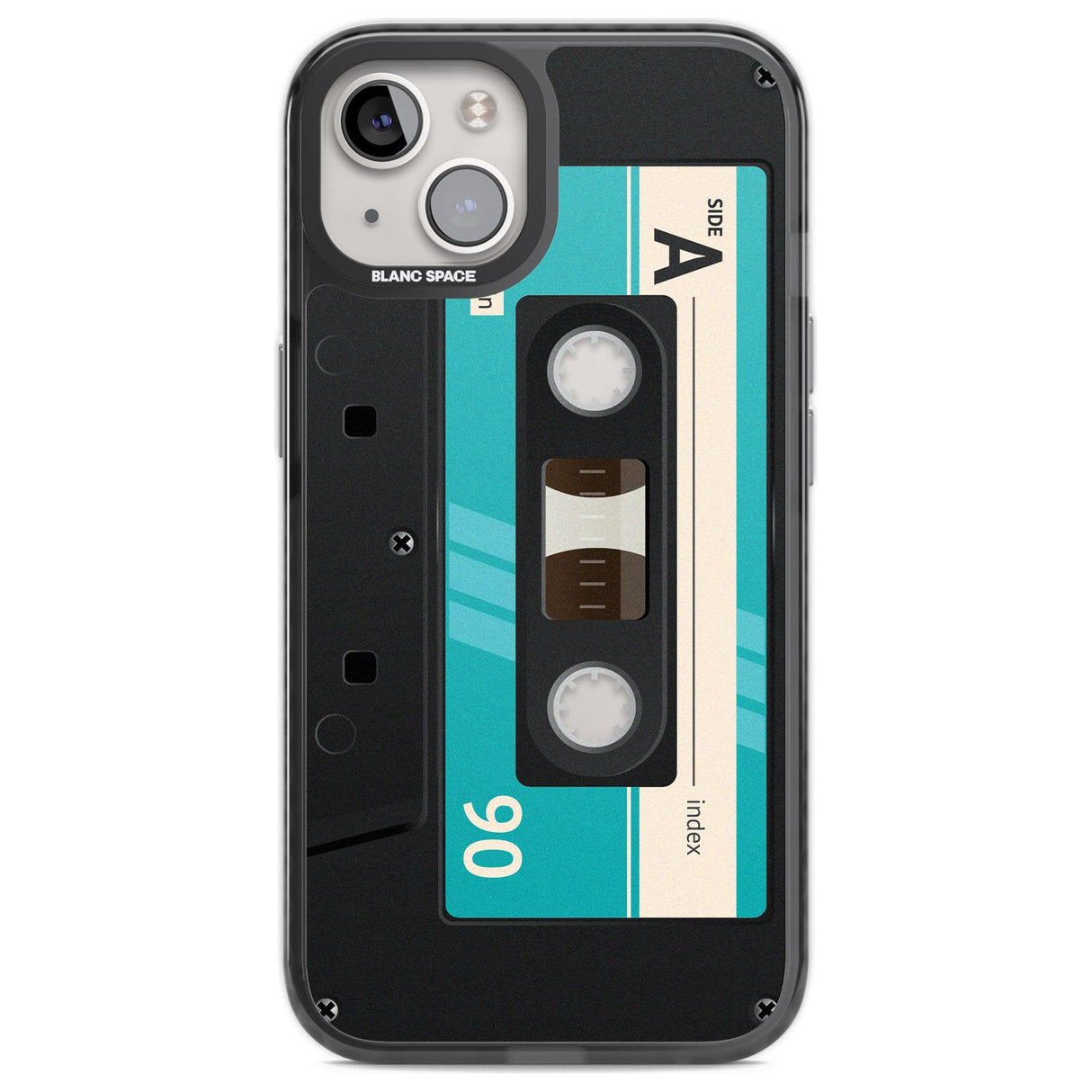 Personalised Dark Cassette Custom Phone Case iPhone 12 / Black Impact Case,iPhone 13 / Black Impact Case,iPhone 12 Pro / Black Impact Case,iPhone 14 / Black Impact Case,iPhone 15 Plus / Black Impact Case,iPhone 15 / Black Impact Case Blanc Space