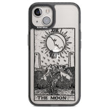 Personalised The Moon Tarot Card - Transparent Custom Phone Case iPhone 12 / Black Impact Case,iPhone 13 / Black Impact Case,iPhone 12 Pro / Black Impact Case,iPhone 14 / Black Impact Case,iPhone 15 Plus / Black Impact Case,iPhone 15 / Black Impact Case Blanc Space