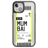 Personalised Mumbai Boarding Pass Custom Phone Case iPhone 12 / Black Impact Case,iPhone 13 / Black Impact Case,iPhone 12 Pro / Black Impact Case,iPhone 14 / Black Impact Case,iPhone 15 Plus / Black Impact Case,iPhone 15 / Black Impact Case Blanc Space