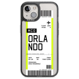 Personalised Orlando Boarding Pass Custom Phone Case iPhone 12 / Black Impact Case,iPhone 13 / Black Impact Case,iPhone 12 Pro / Black Impact Case,iPhone 14 / Black Impact Case,iPhone 15 Plus / Black Impact Case,iPhone 15 / Black Impact Case Blanc Space