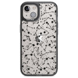 Constellations Phone Case iPhone 12 / Black Impact Case,iPhone 13 / Black Impact Case,iPhone 12 Pro / Black Impact Case,iPhone 14 / Black Impact Case,iPhone 15 Plus / Black Impact Case,iPhone 15 / Black Impact Case Blanc Space