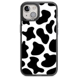 Cow Print Phone Case iPhone 12 / Black Impact Case,iPhone 13 / Black Impact Case,iPhone 12 Pro / Black Impact Case,iPhone 14 / Black Impact Case,iPhone 15 Plus / Black Impact Case,iPhone 15 / Black Impact Case Blanc Space