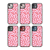 Red on Pink Dalmatian Polka Dot Spots