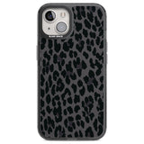 Dark Animal Print Pattern Large Leopard Phone Case iPhone 12 / Black Impact Case,iPhone 13 / Black Impact Case,iPhone 12 Pro / Black Impact Case,iPhone 14 / Black Impact Case,iPhone 15 Plus / Black Impact Case,iPhone 15 / Black Impact Case Blanc Space