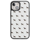 German Shorthaired Pointer Dog Pattern Phone Case iPhone 12 / Black Impact Case,iPhone 13 / Black Impact Case,iPhone 12 Pro / Black Impact Case,iPhone 14 / Black Impact Case,iPhone 15 Plus / Black Impact Case,iPhone 15 / Black Impact Case Blanc Space