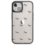 Beagle Dog Pattern Clear Phone Case iPhone 12 / Black Impact Case,iPhone 13 / Black Impact Case,iPhone 12 Pro / Black Impact Case,iPhone 14 / Black Impact Case,iPhone 15 Plus / Black Impact Case,iPhone 15 / Black Impact Case Blanc Space