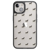 Alaskan Malamute Dog Pattern Clear Phone Case iPhone 12 / Black Impact Case,iPhone 13 / Black Impact Case,iPhone 12 Pro / Black Impact Case,iPhone 14 / Black Impact Case,iPhone 15 Plus / Black Impact Case,iPhone 15 / Black Impact Case Blanc Space