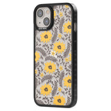 Yellow Blossoms Transparent Floral