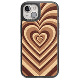 Latte Heart Illusion Phone Case iPhone 13 / Black Impact Case,iPhone 12 Pro / Black Impact Case,iPhone 12 / Black Impact Case,iPhone 14 / Black Impact Case,iPhone 15 Plus / Black Impact Case,iPhone 15 / Black Impact Case Blanc Space