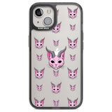 Demon Cat Pattern Phone Case iPhone 13 / Black Impact Case,iPhone 12 Pro / Black Impact Case,iPhone 12 / Black Impact Case,iPhone 14 / Black Impact Case,iPhone 15 Plus / Black Impact Case,iPhone 15 / Black Impact Case Blanc Space