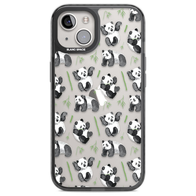 Watercolour Panda Pattern