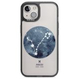 Pisces Zodiac Transparent Design - Blue