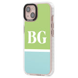 Personalised Colourblock: Green & Turquoise Custom Phone Case iPhone 15 Pro Max / Black Impact Case,iPhone 15 Plus / Black Impact Case,iPhone 15 Pro / Black Impact Case,iPhone 15 / Black Impact Case,iPhone 15 Pro Max / Impact Case,iPhone 15 Plus / Impact Case,iPhone 15 Pro / Impact Case,iPhone 15 / Impact Case,iPhone 15 Pro Max / Magsafe Black Impact Case,iPhone 15 Plus / Magsafe Black Impact Case,iPhone 15 Pro / Magsafe Black Impact Case,iPhone 15 / Magsafe Black Impact Case,iPhone 14 Pro Max / Black Impac