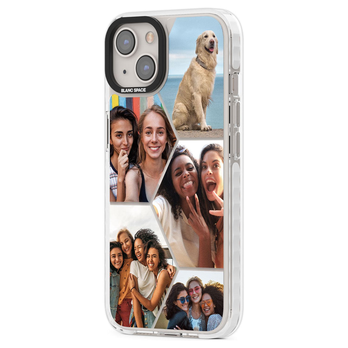 Personalised Heart Photo GridPhone Case for iPhone 14