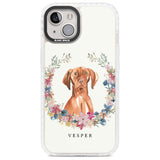 Personalised Hungarian Vizsla - Watercolour Dog Portrait Custom Phone Case iPhone 13 / Impact Case,iPhone 14 / Impact Case,iPhone 15 Plus / Impact Case,iPhone 15 / Impact Case Blanc Space